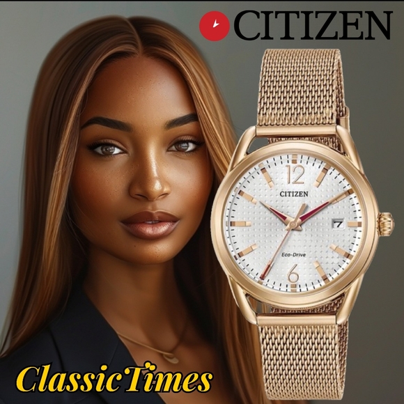 Citizen Accessories - ***BRAND NEW***  Citizen Eco Drive Womens Rose Gold Stainless Steel Watch